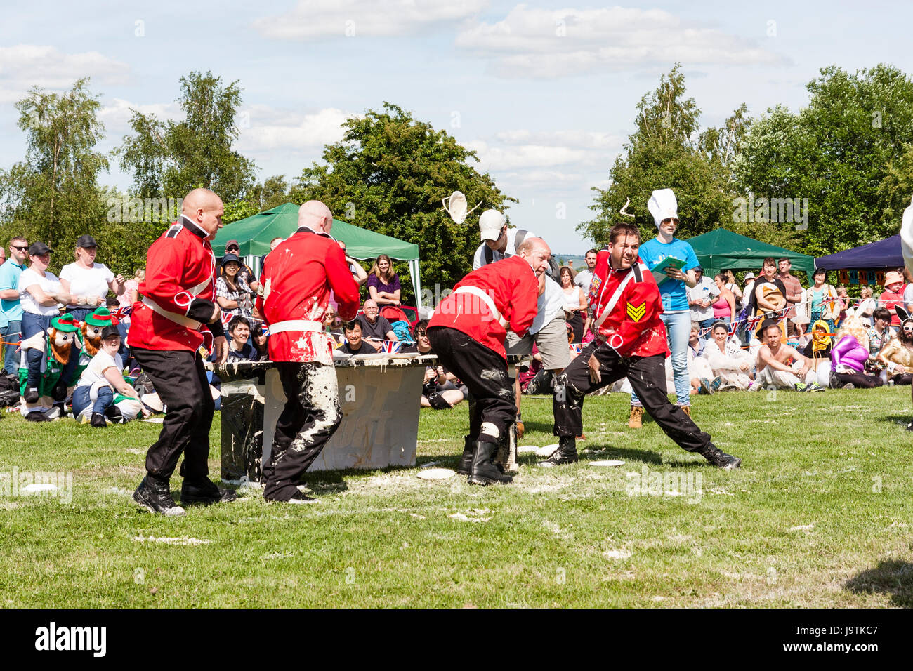 Colonel Custard Last stand team dressed as 19th century British