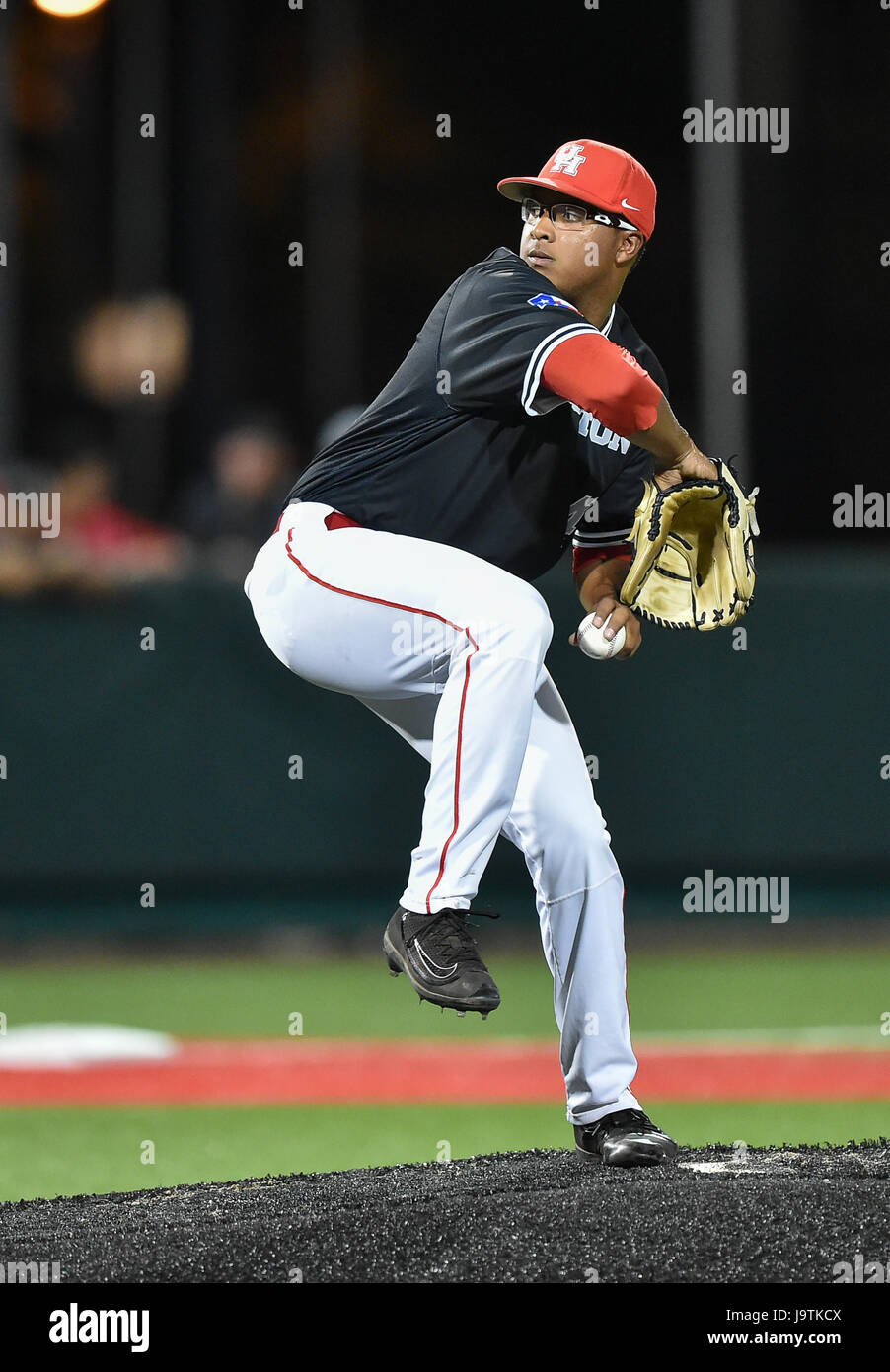 Houston, Texas, USA. 02nd June, 2017. Houston pitcher Aaron Fletcher