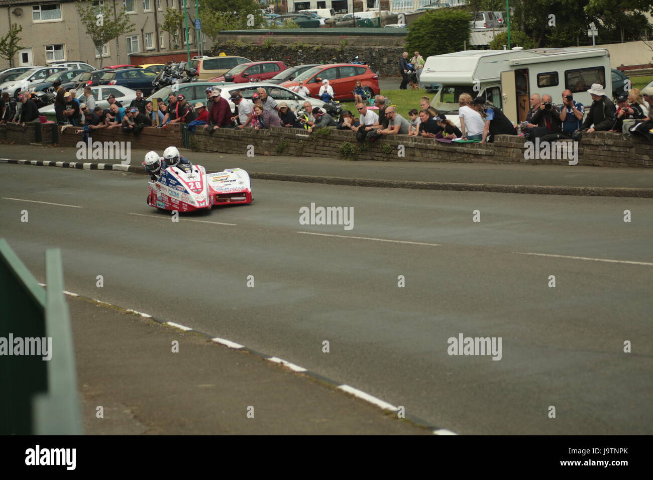 Isle of Man TT Races, Sidecar Qualifying Practice Race, Saturday 3 June ...