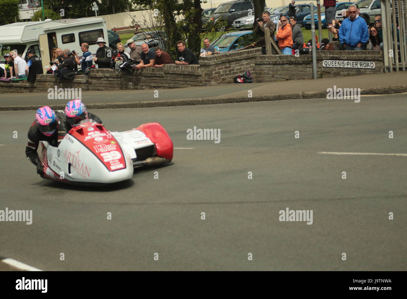 Isle Of Man TT Races, Sidecar Qualifying Practice Race, Saturday 3 June ...