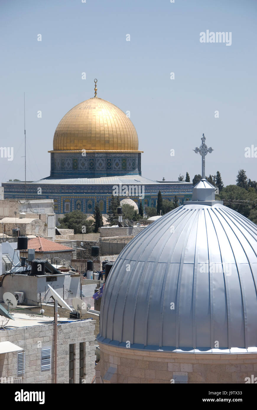 church, dome, israel, holy city, jerusalem, middle east, golden, church, dome, Stock Photo