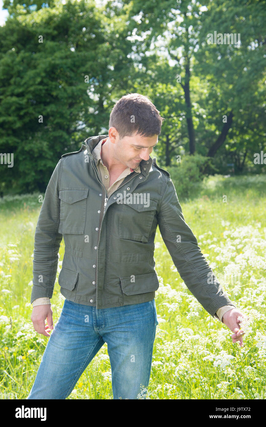 environment, enviroment, lifestyle, portrait, adult, adults, man, nature, Stock Photo