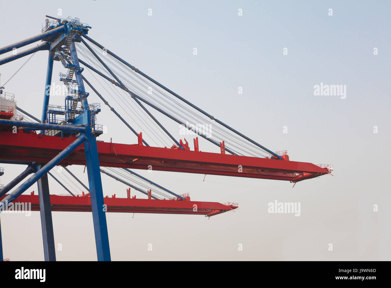 Container Terminal Lifting Machines Stock Photo - Alamy
