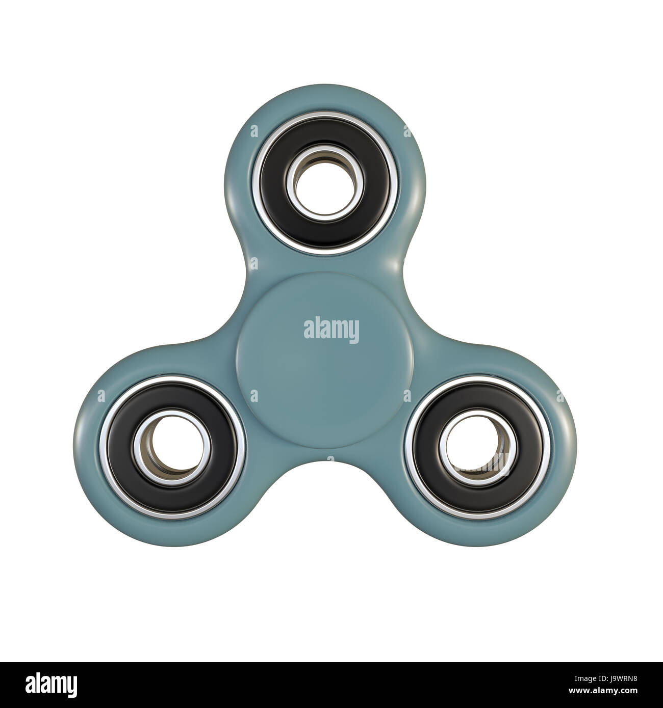 3d illustration of a fidget spinner isolated on white background Stock ...