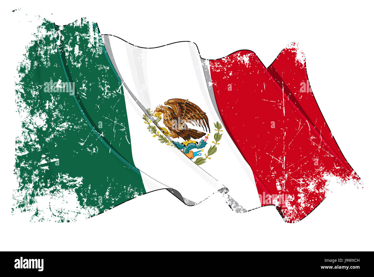central america, flag, mexico, green, central america, illustration, capital, Stock Photo