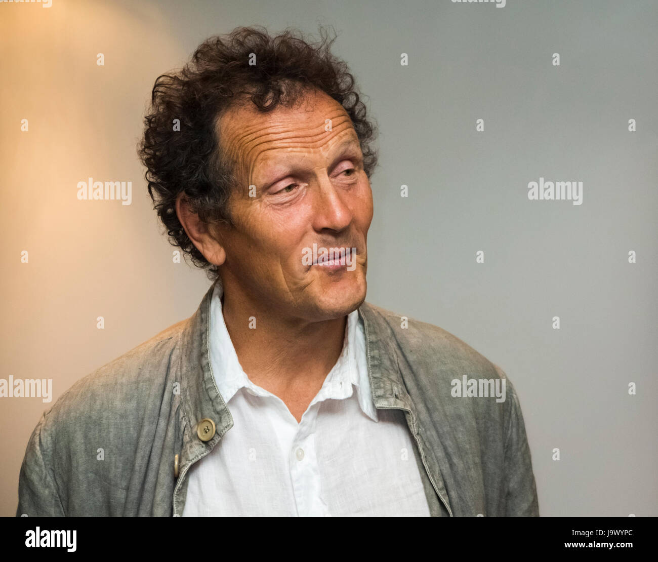 Author, popular television personality, presenter and host of Gardeners World and other TV programmes, Monty Don, aged 61 Stock Photo