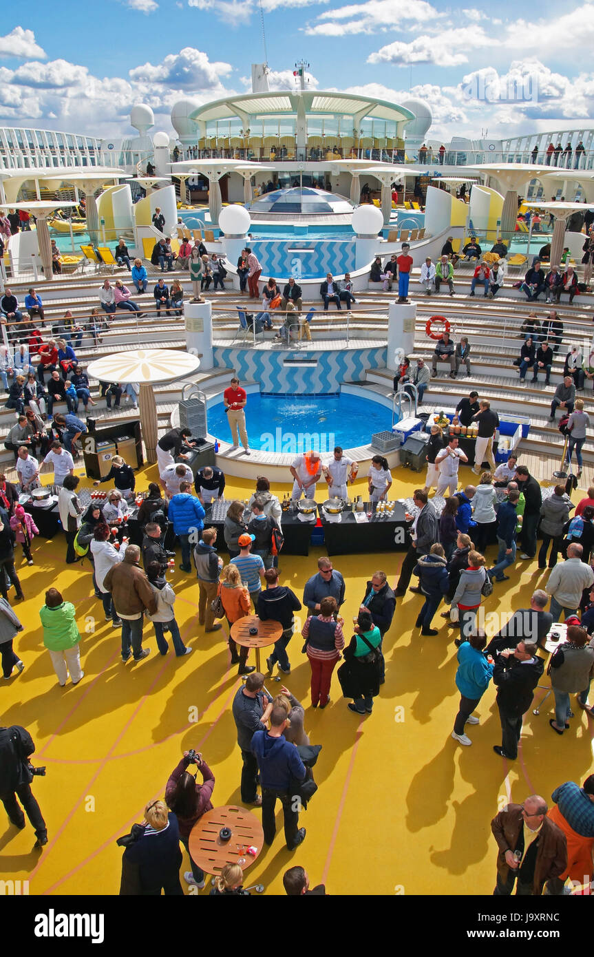 Kreuzfahrtschiff Aida Bella Cruise Liner Aida Bella Stock