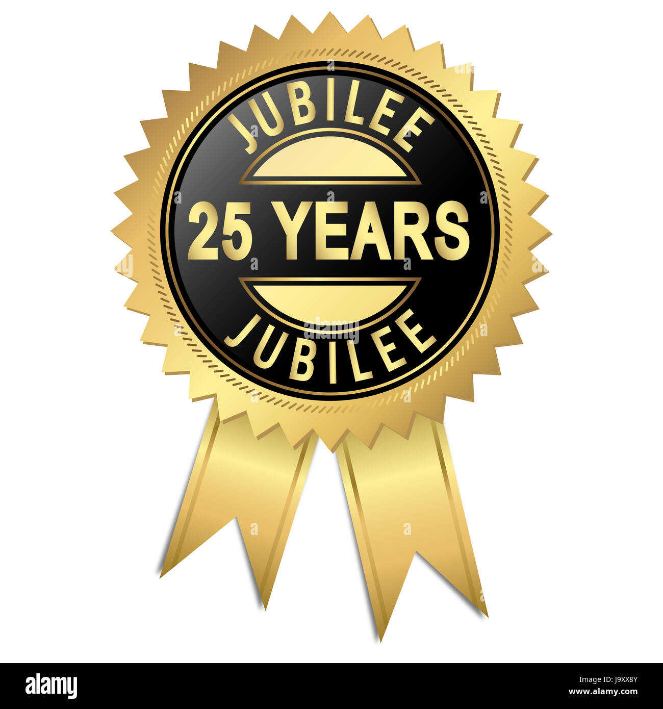 jubilee 25 years Stock Photo Alamy