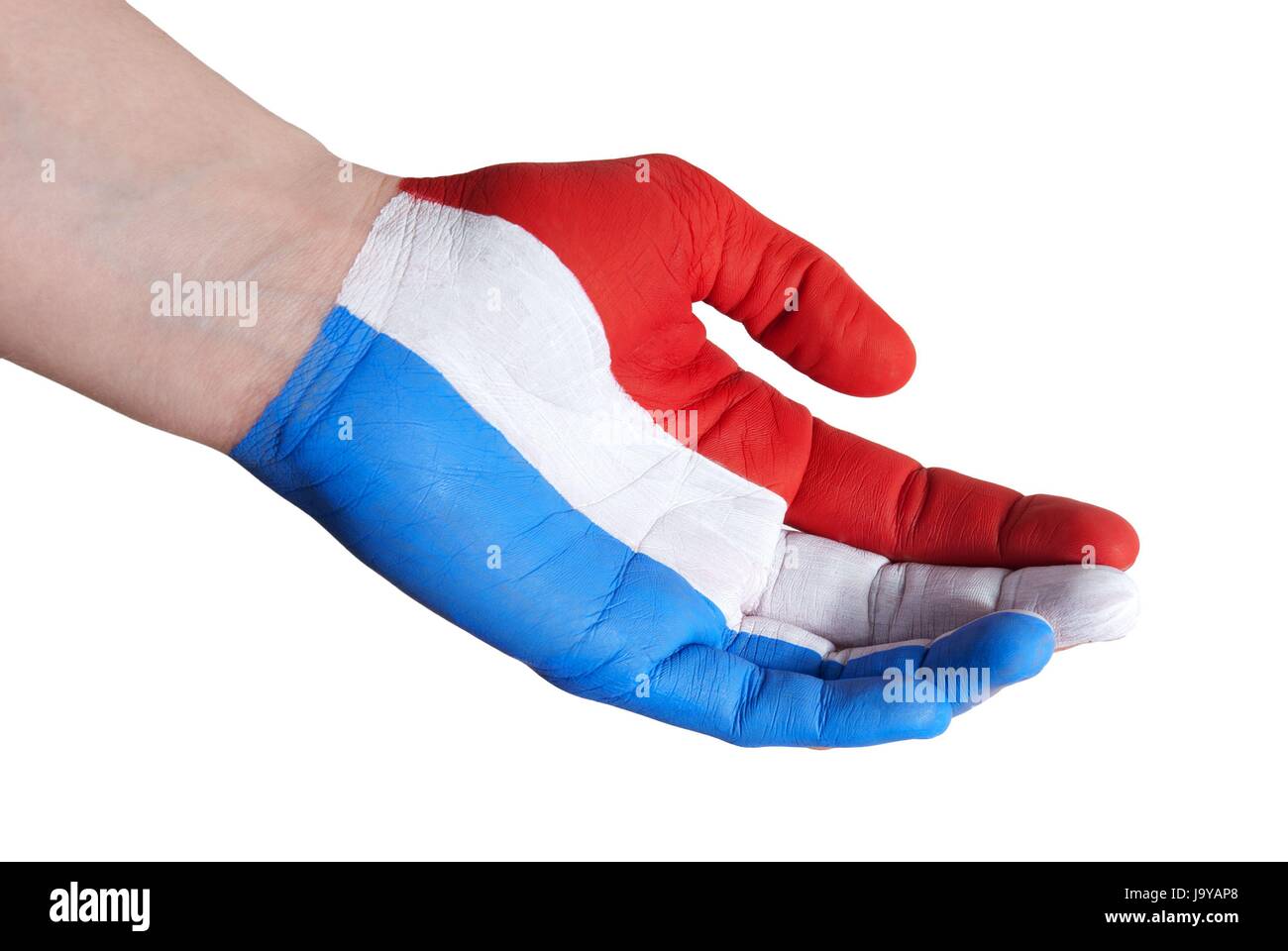 a dutch hand in a helping gesture Stock Photo Alamy
