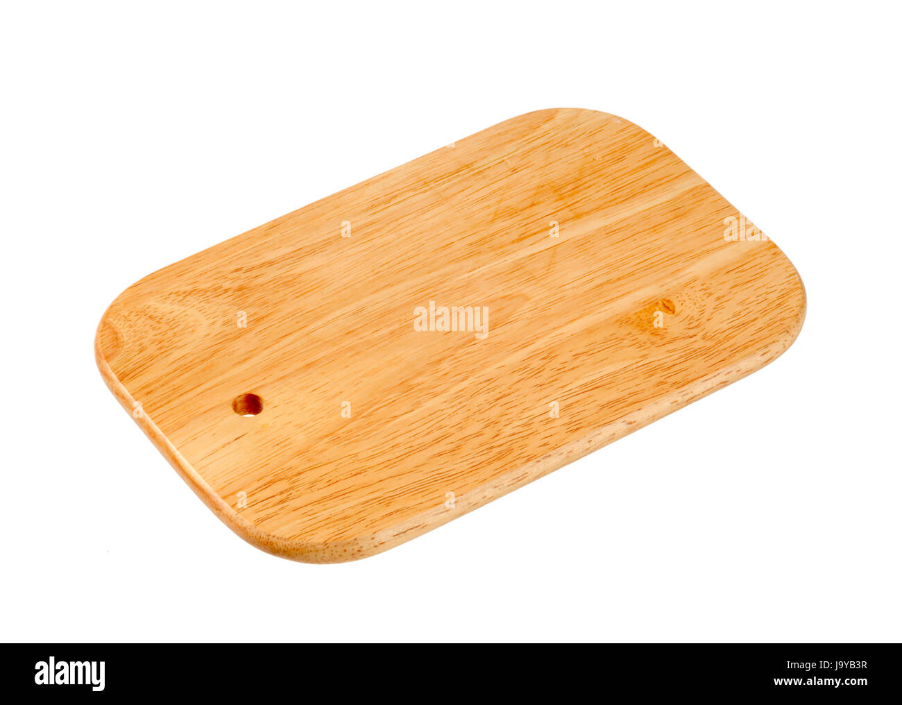 object, isolated, one, smooth, wooden, rectangle, cutout, breadboard, cutting Stock Photo