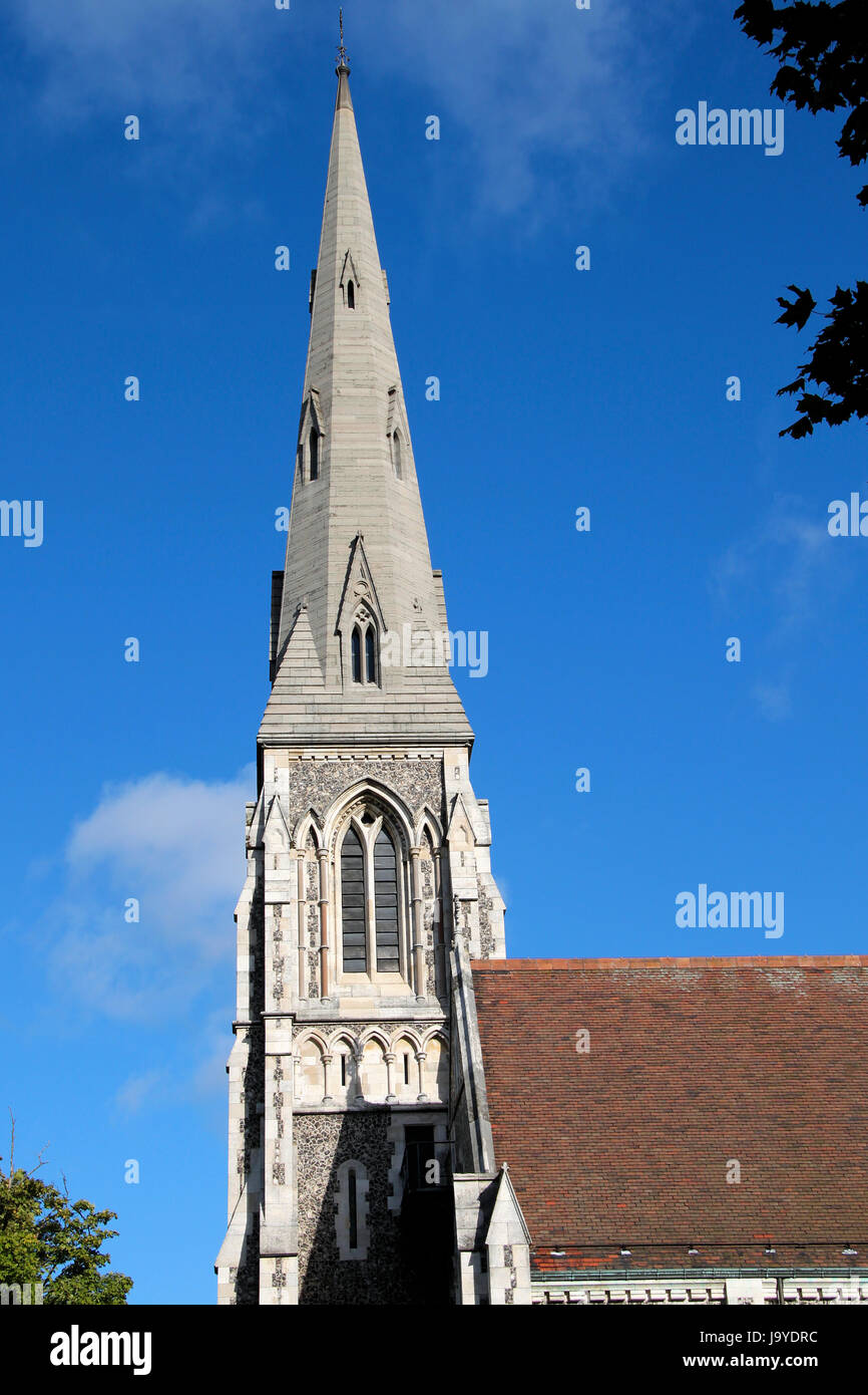 saint albans church copenhagen Stock Photo - Alamy