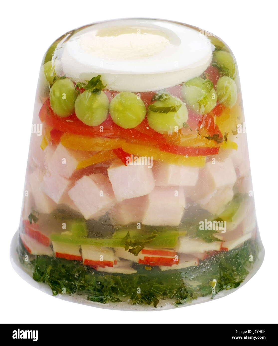 Ham and Vegetable Salad in Aspic Stock Photo Alamy