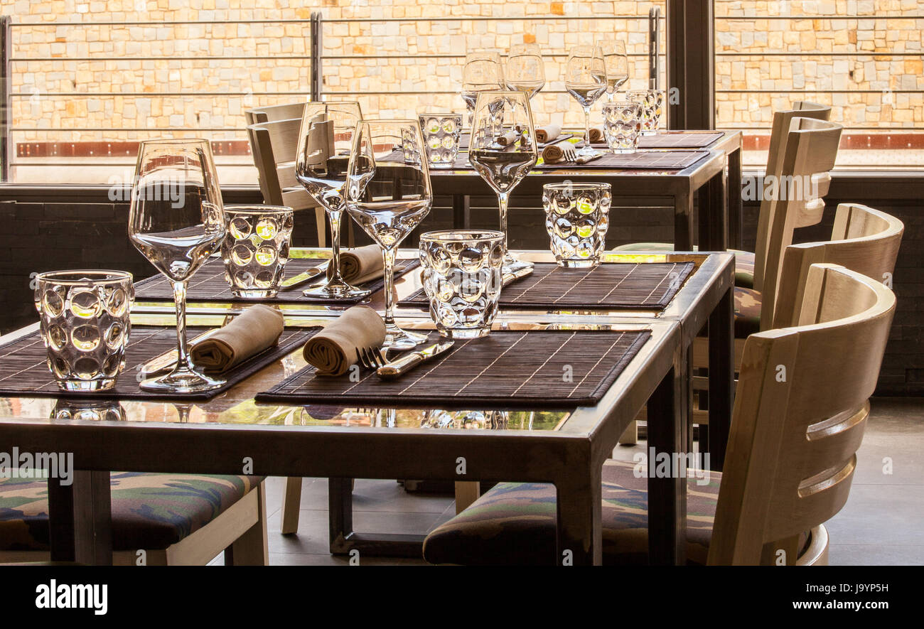 Design details of a restaurant, ambient light, backlit Stock Photo - Alamy