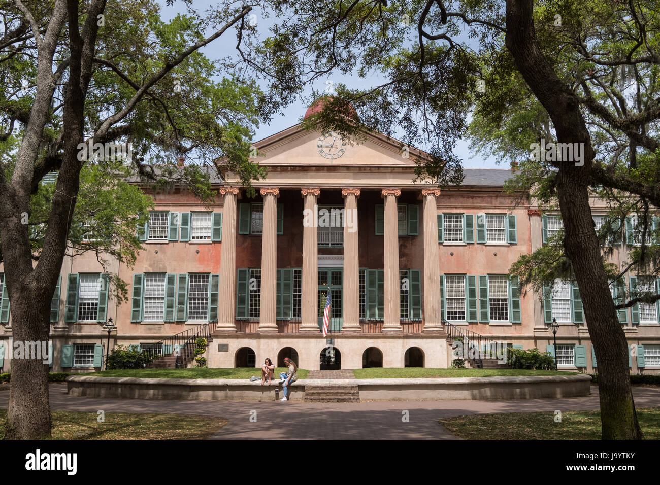 Randolph Hall in the Cistern yard at the College of Charleston in