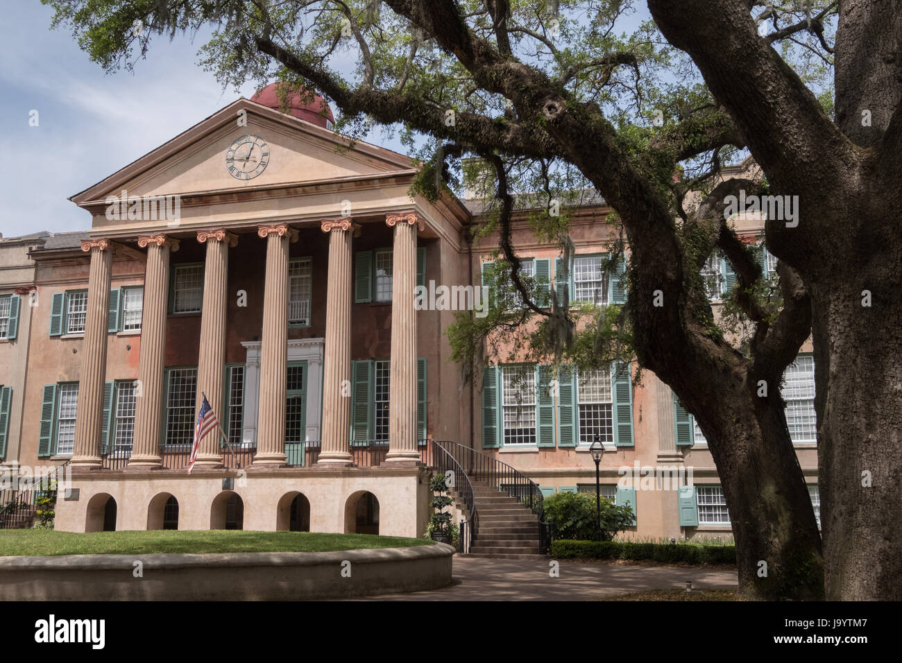 Randolph Hall in the Cistern yard at the College of Charleston in