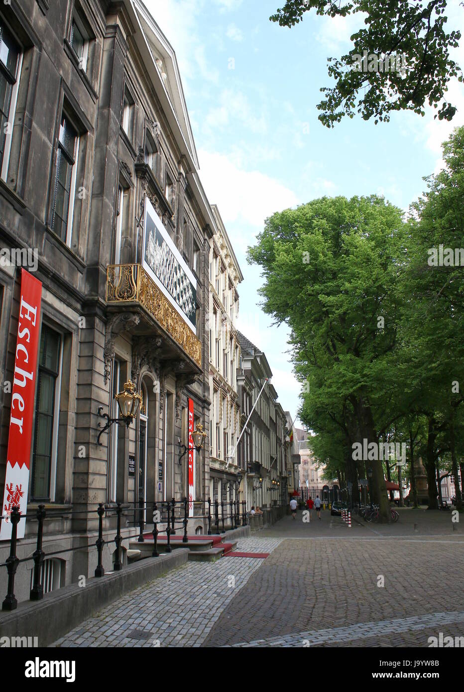 Mid 18th century Lange Voorhout Palace, The Hague (Den Haag), Netherlands. Now a museum with a permanent M.C. Escher exhibition Stock Photo
