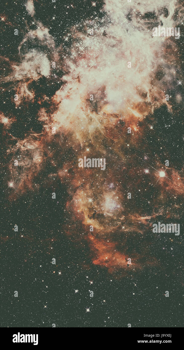 Universe filled with stars, nebula and galaxy. Elements of this image ...