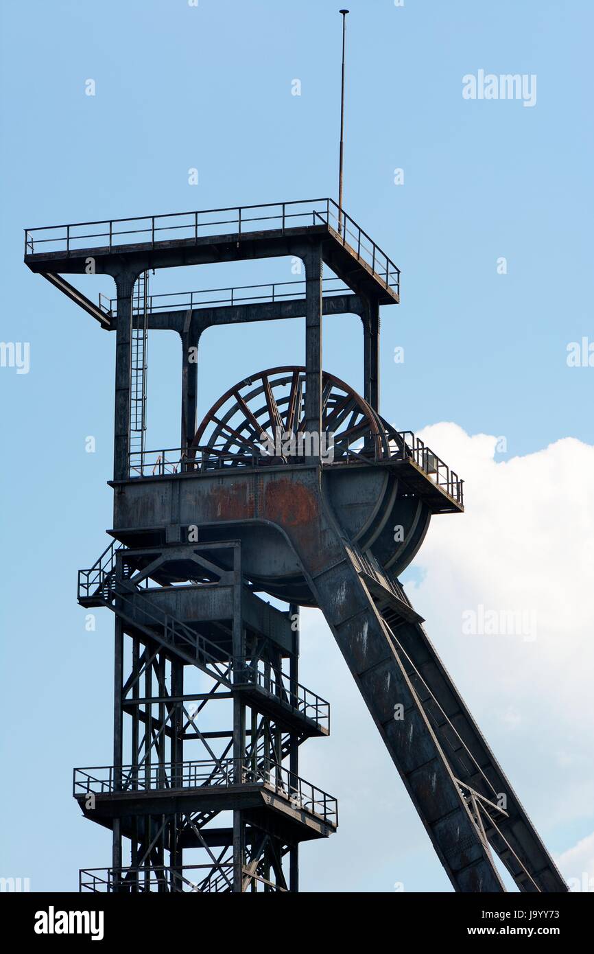 colliery tower in hamm Stock Photo