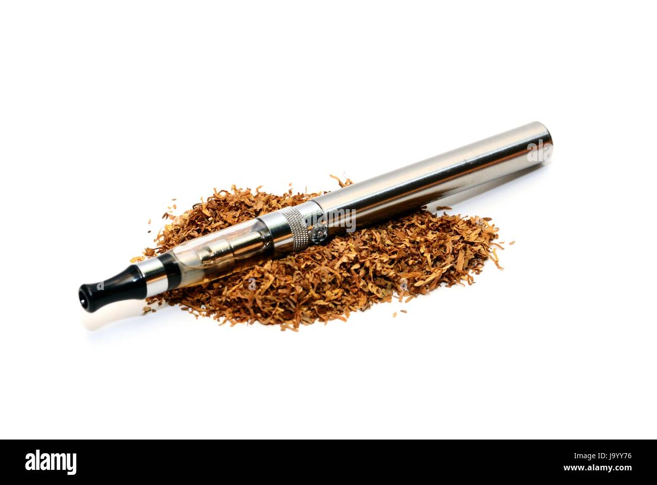 e-cigarette with tobacco Stock Photo