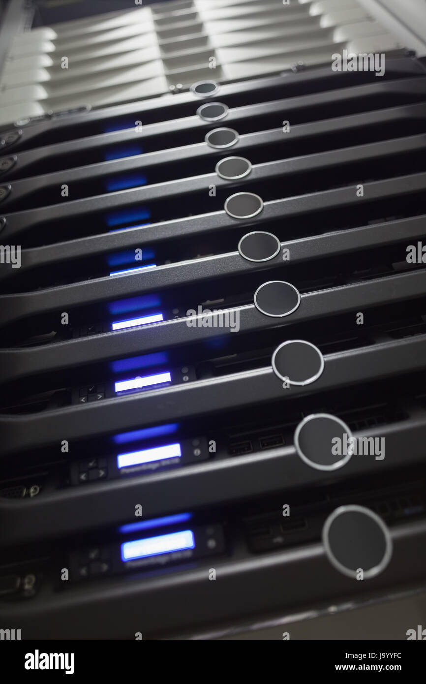 Rack mounted servers in hi-res stock photography and images - Alamy