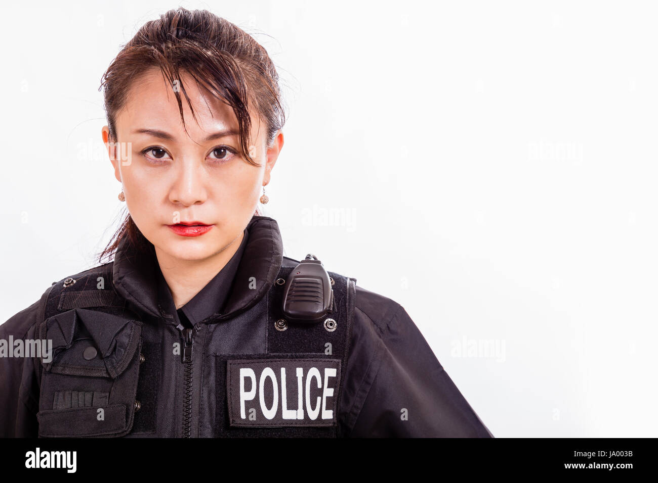 Chinese female police officer Stock Photo - Alamy
