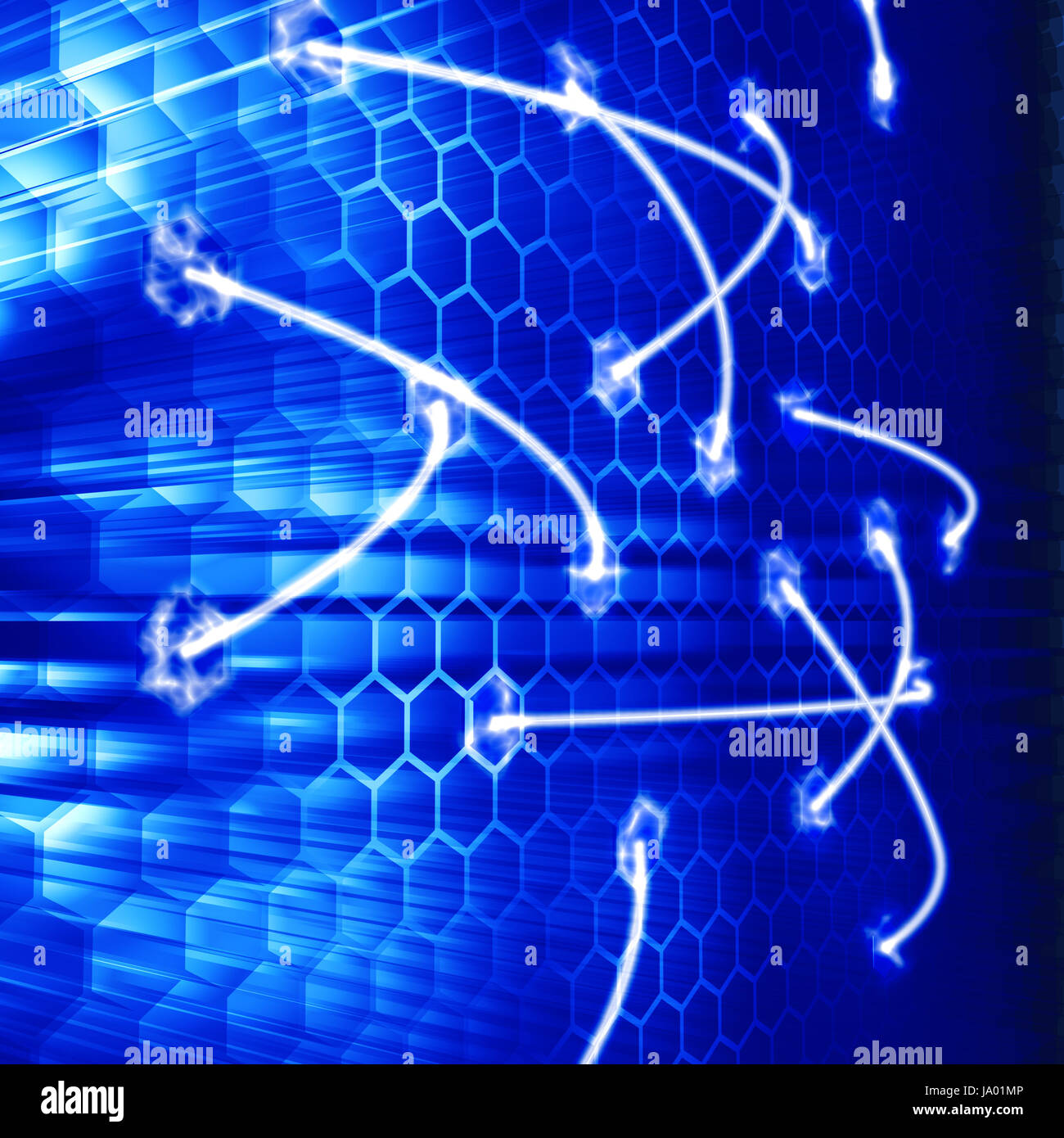 blue, objects, model, design, project, concept, plan, draft, connected ...