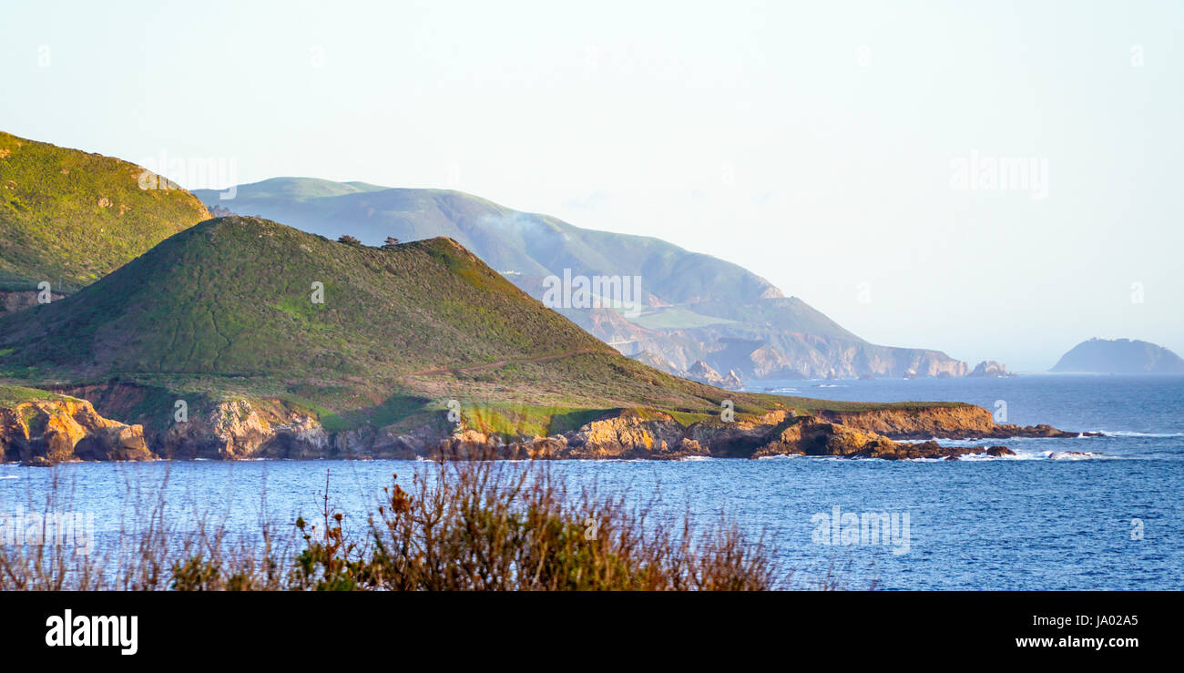 Pacific Ocean at Big Sur California Stock Photo - Alamy