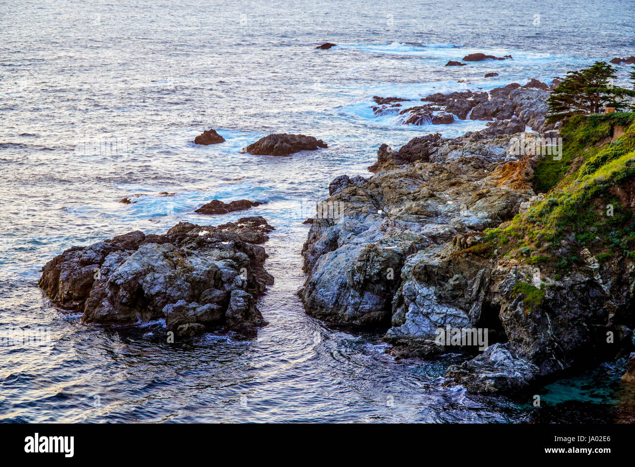 Pacific Ocean at Big Sur California Stock Photo - Alamy