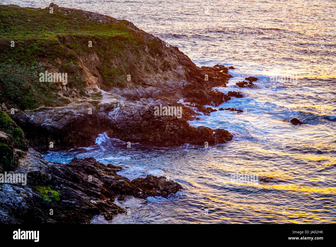Pacific Ocean at Big Sur California Stock Photo - Alamy