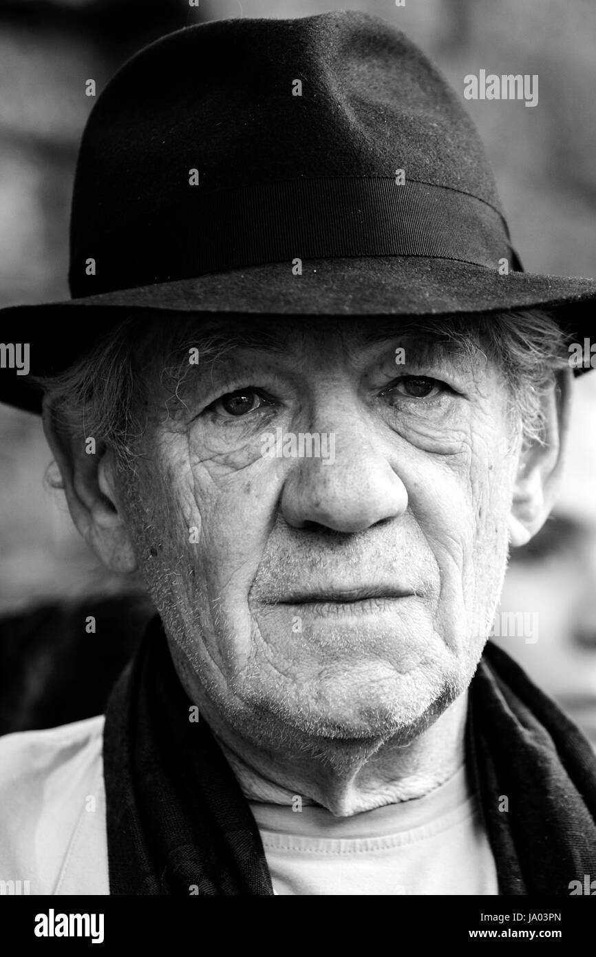 Sir Ian McKellen Stock Photo