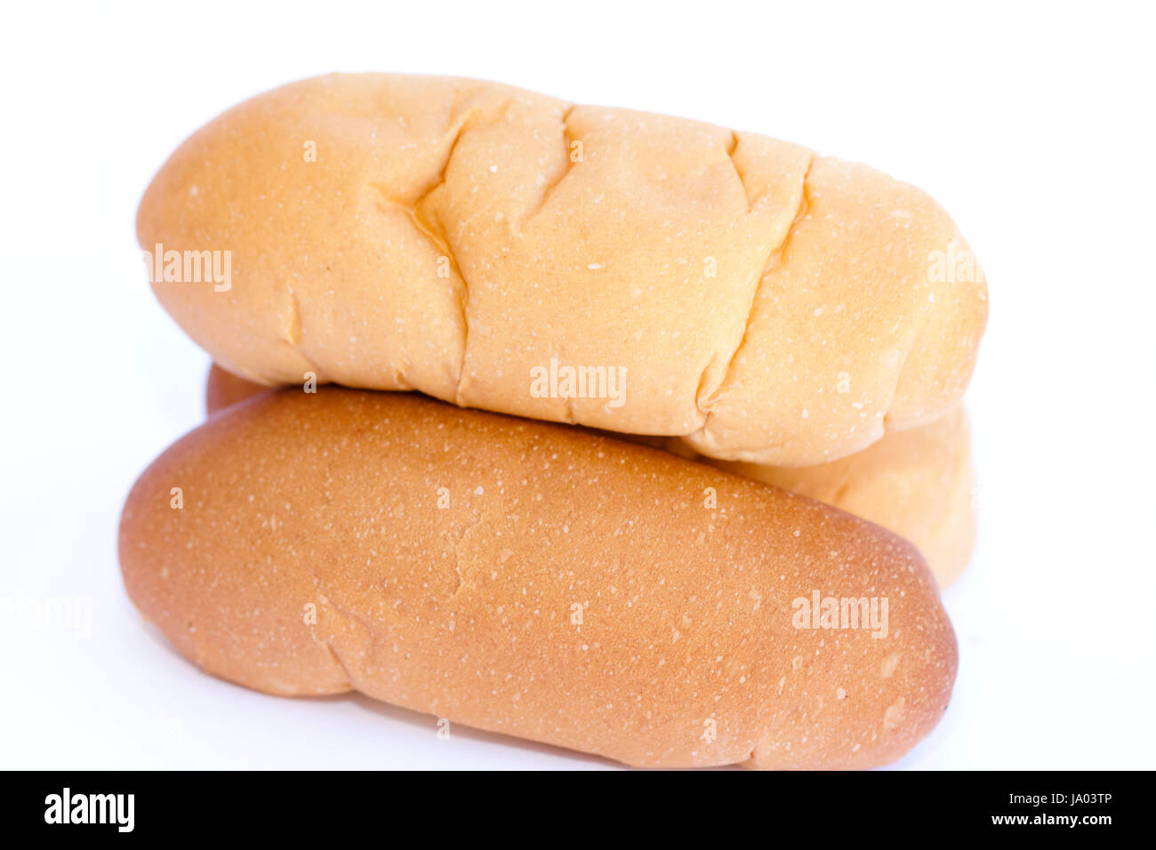 fresh hot dog buns Stock Photo Alamy