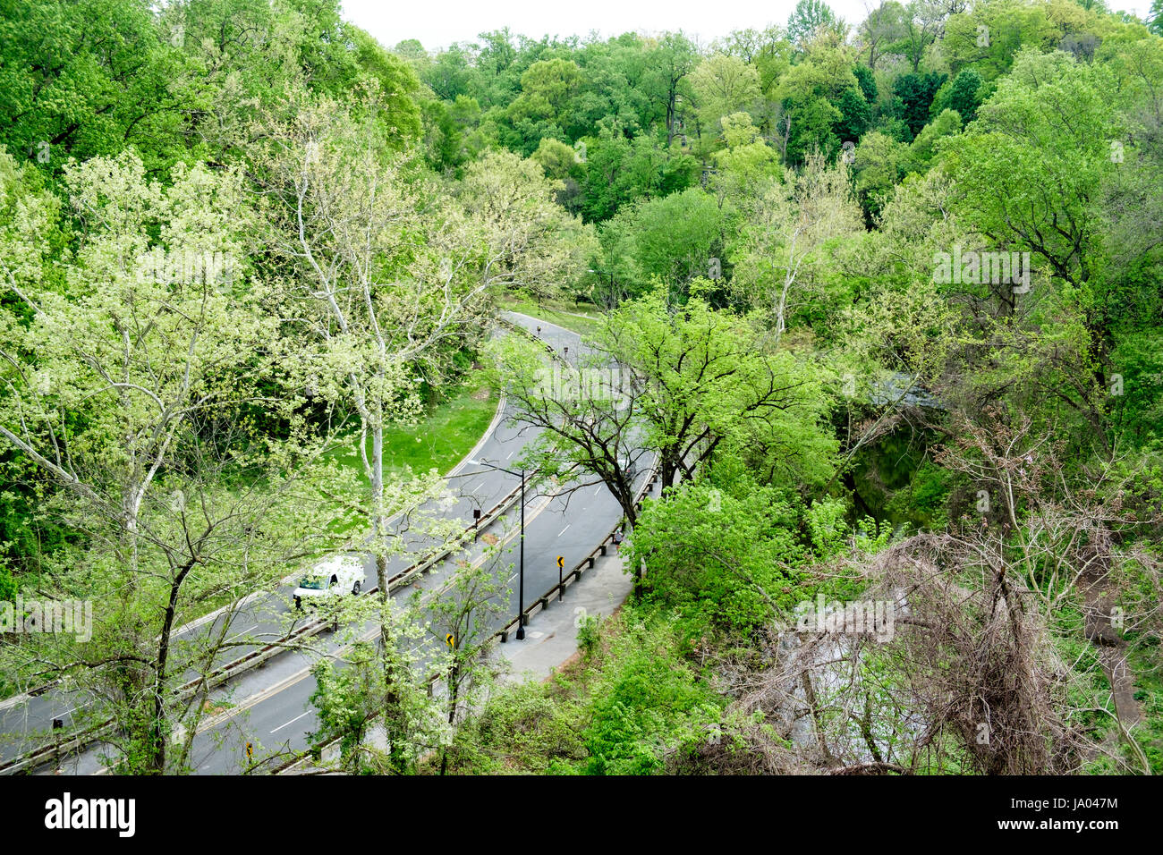 Rock Creek parkway, Kalorama neighborhood of Washington DC, USA Stock