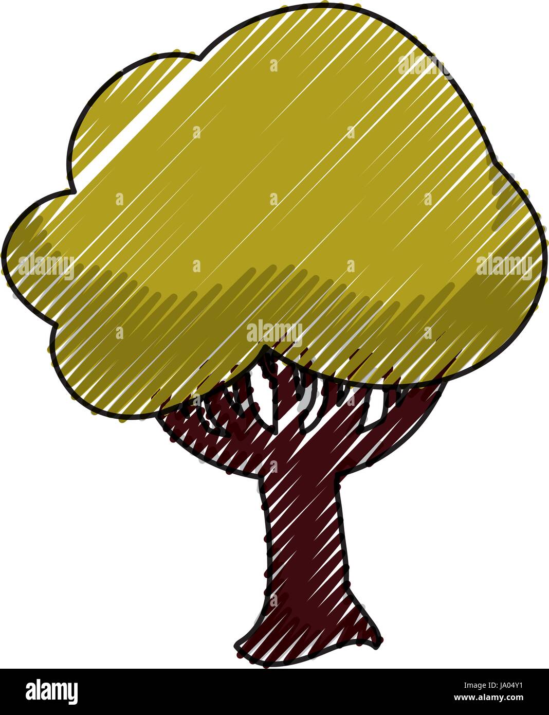 Beautiful tree isolated Stock Vector Image & Art - Alamy