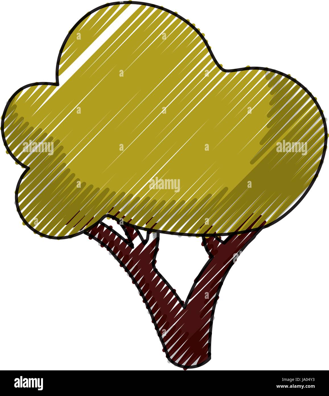 Beautiful tree isolated Stock Vector Image & Art - Alamy