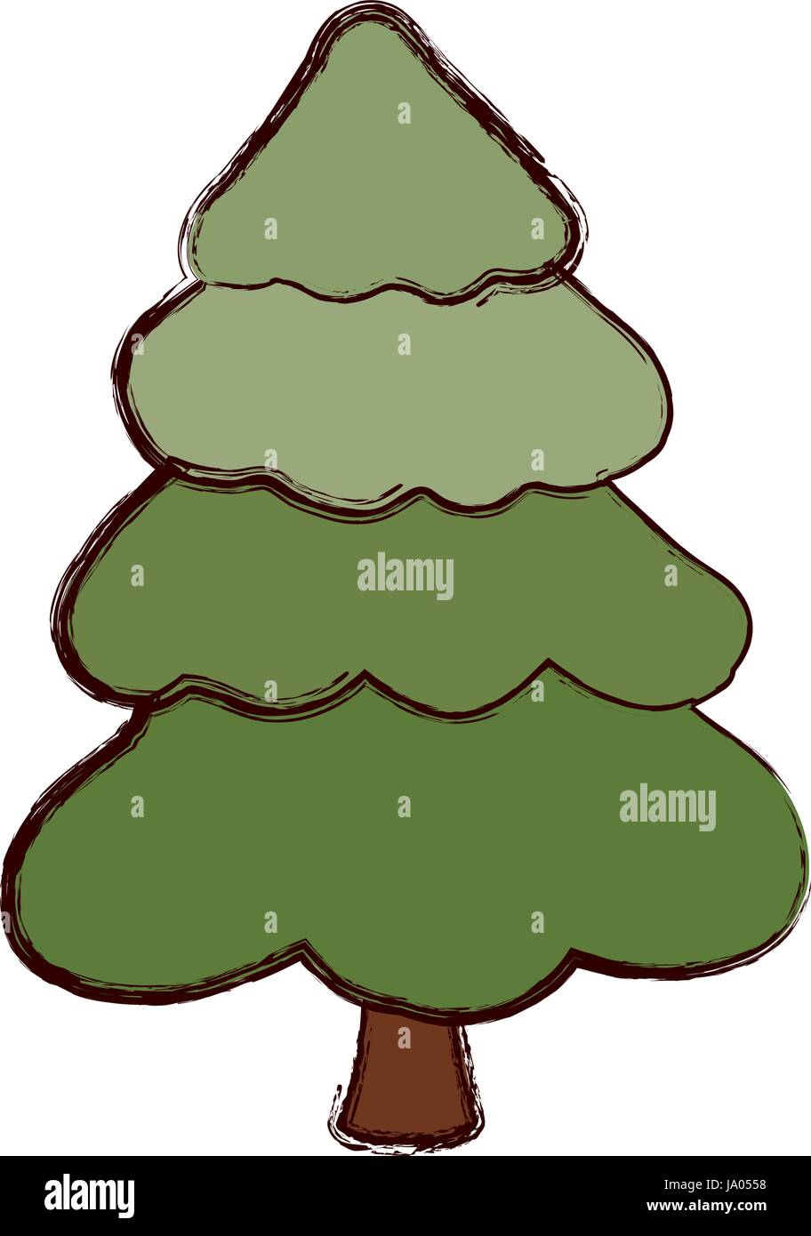 Beautiful tree isolated Stock Vector Image & Art - Alamy