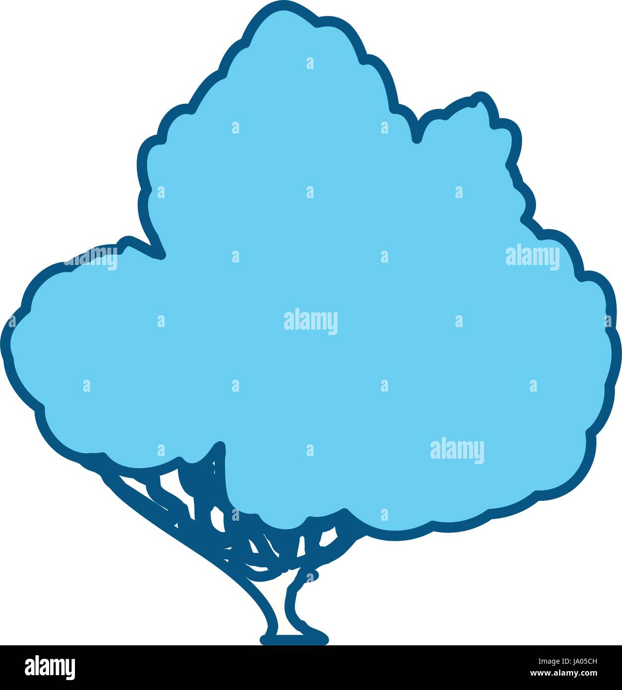 Beautiful tree isolated Stock Vector Image & Art - Alamy