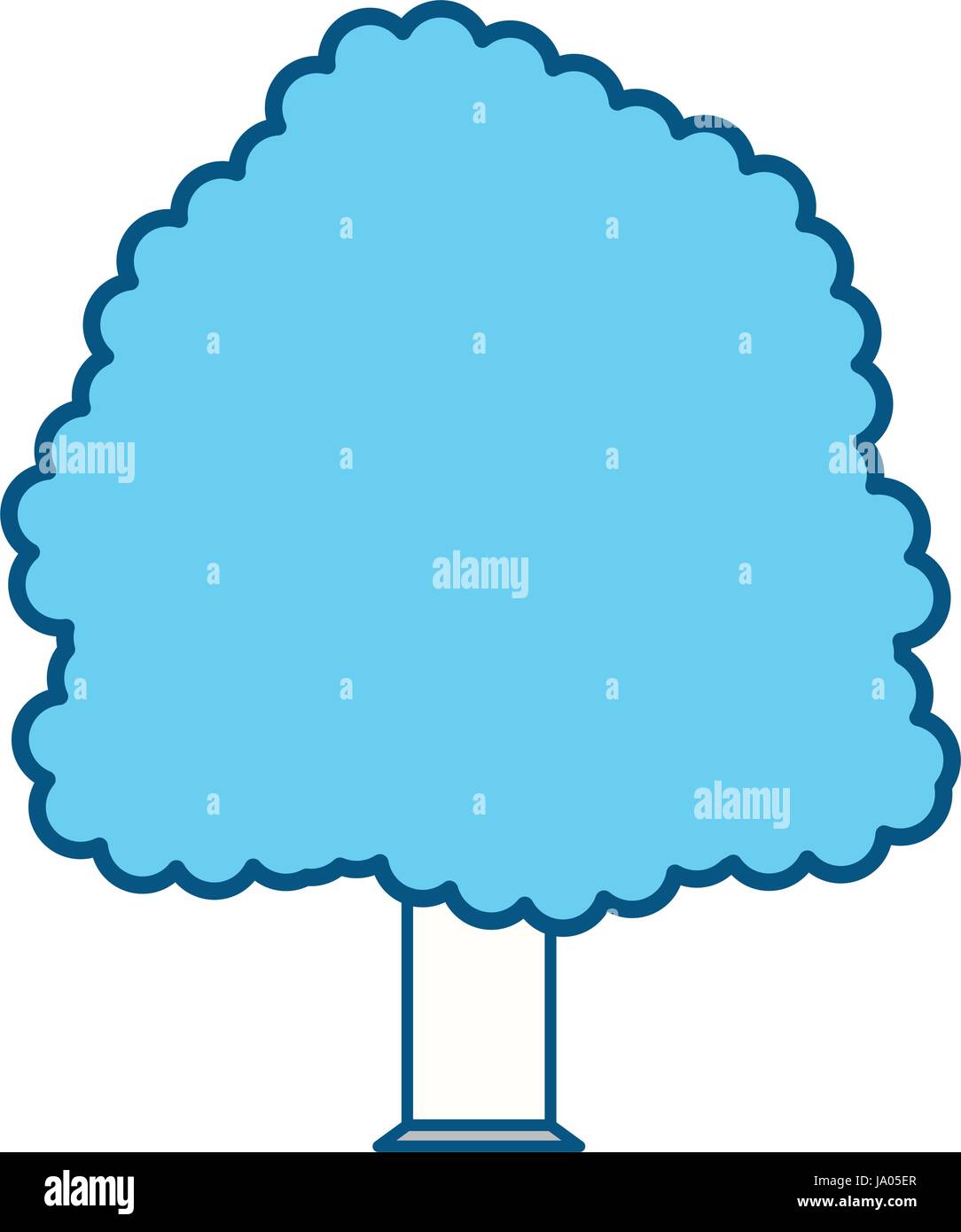 Beautiful tree isolated Stock Vector Image & Art - Alamy