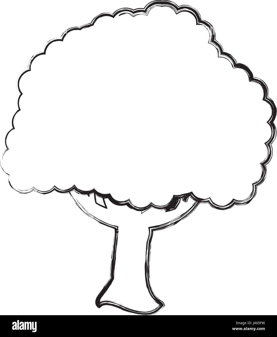 Beautiful tree isolated Stock Vector Image & Art - Alamy