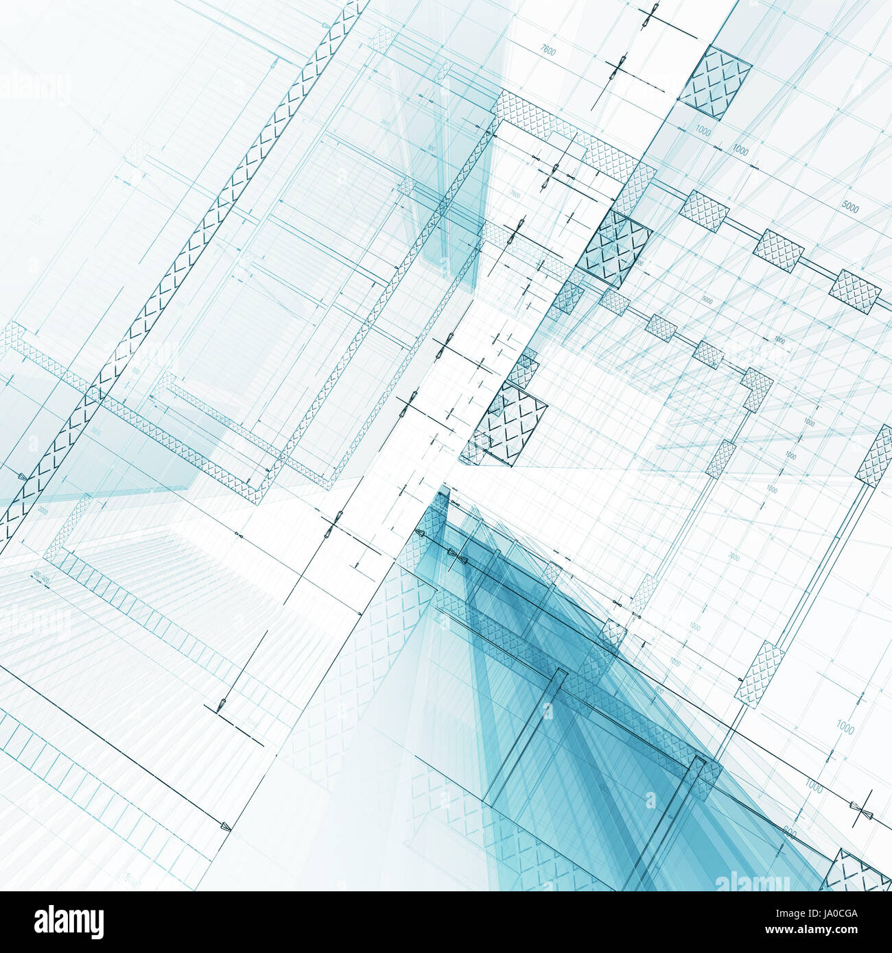 blue, model, design, project, concept, plan, draft, engineering, look ...