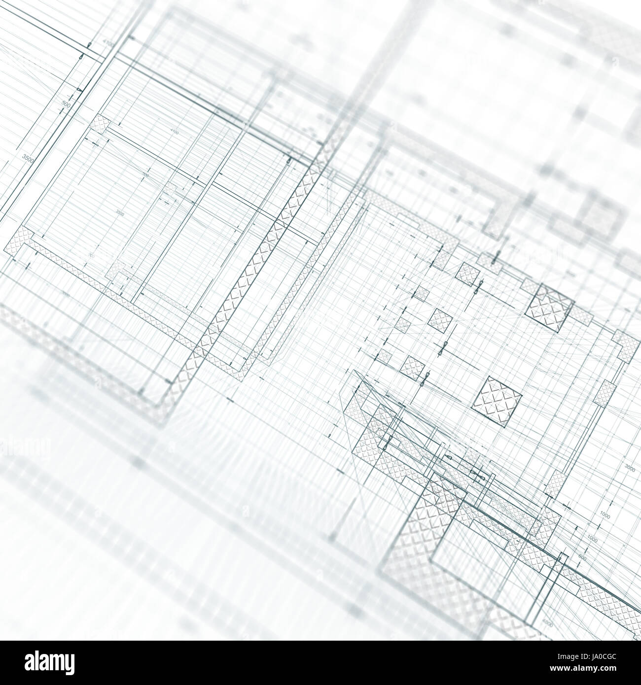 Draft View Design Example model, design, project, concept, plan, draft, engineering, look ...