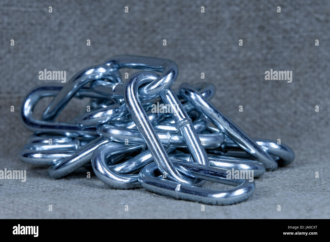 Tools Strong Silver Chain Iron Horizontal Steel Metal