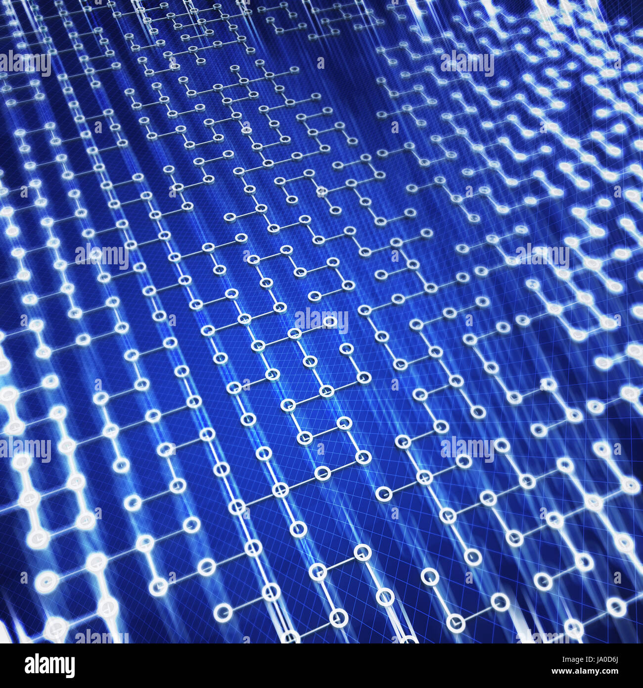 blue, objects, model, design, project, concept, plan, draft, connected ...