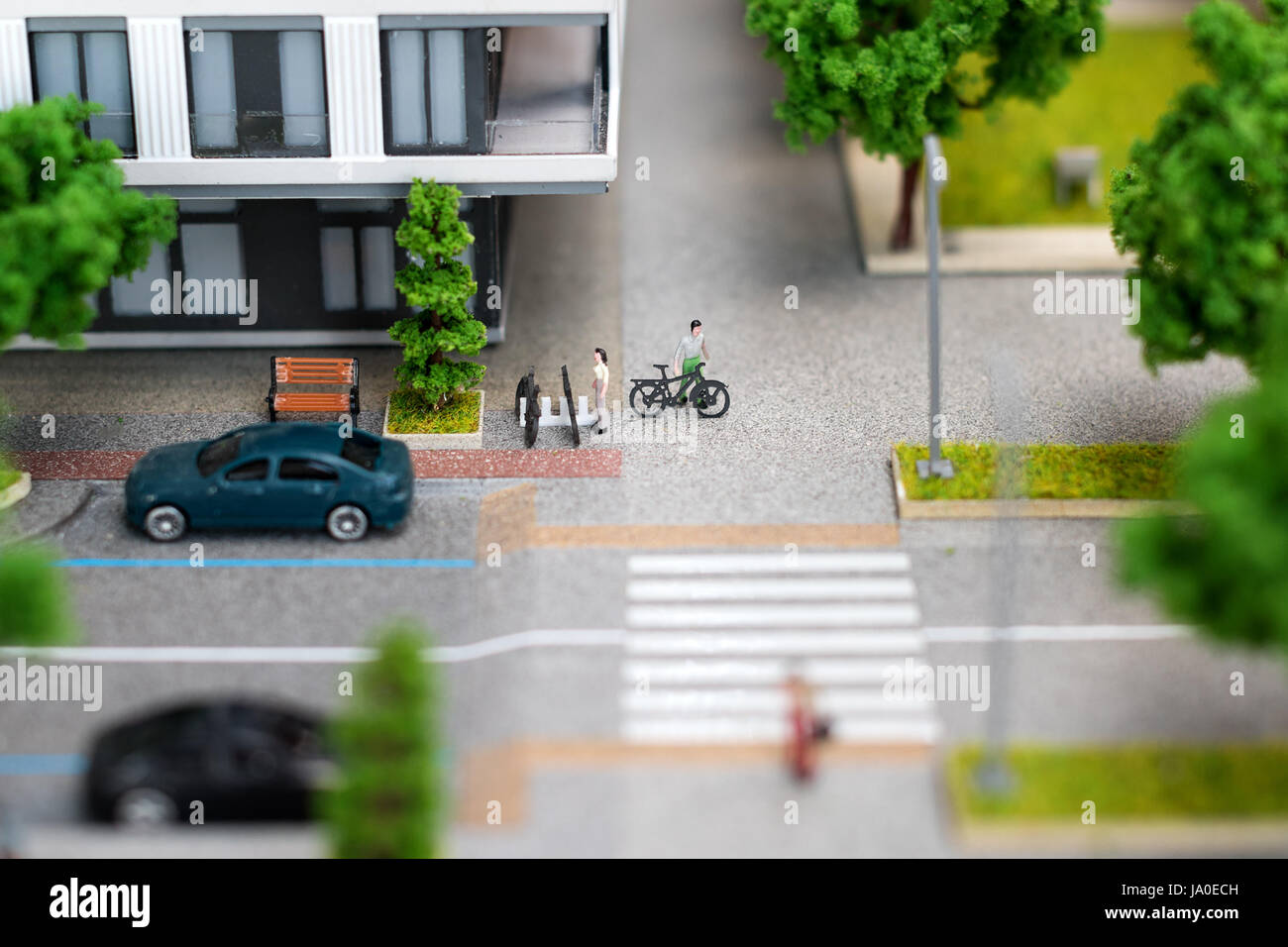 miniature toy buildings