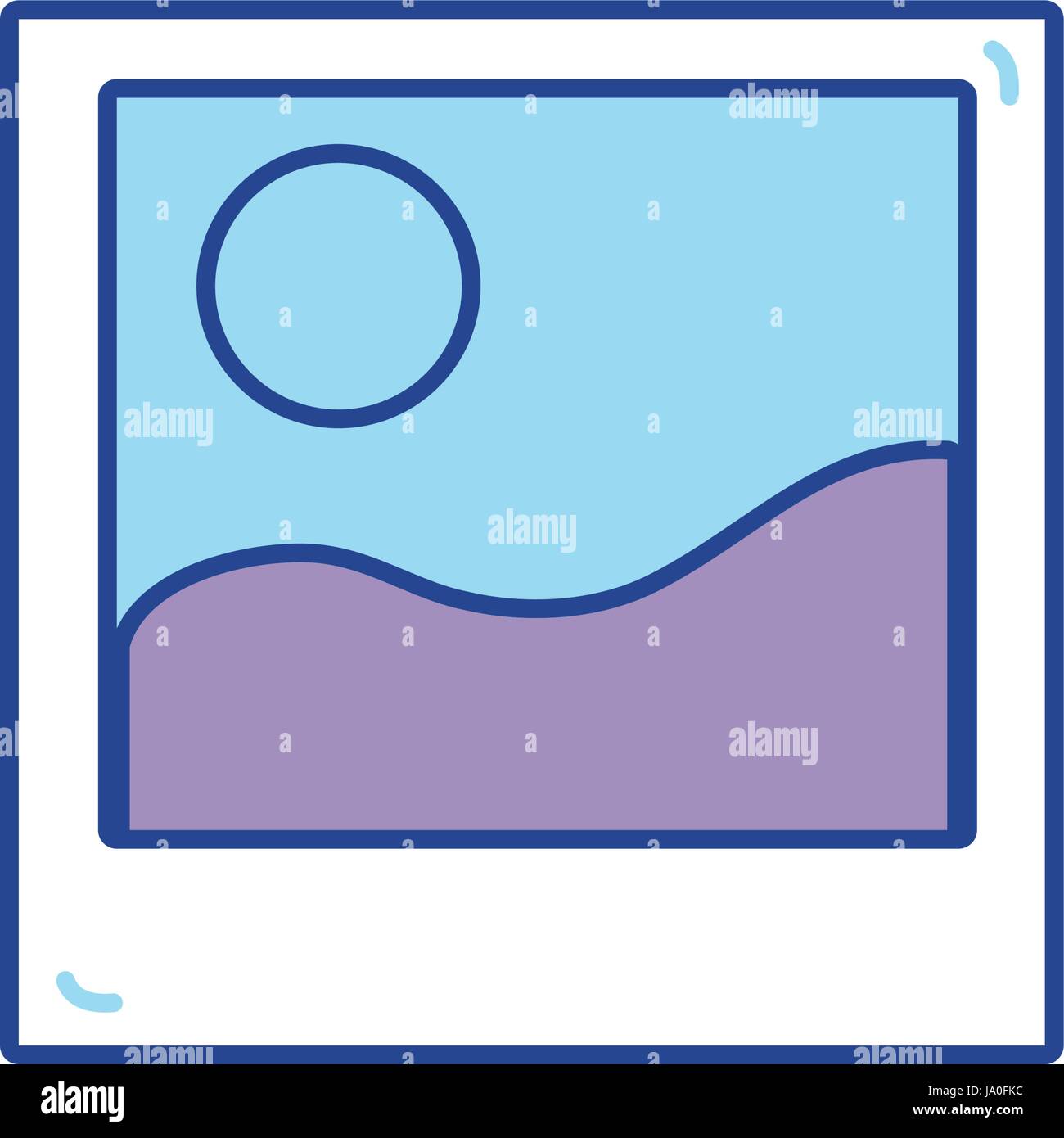 picture of landscape with border design Stock Vector Image & Art - Alamy