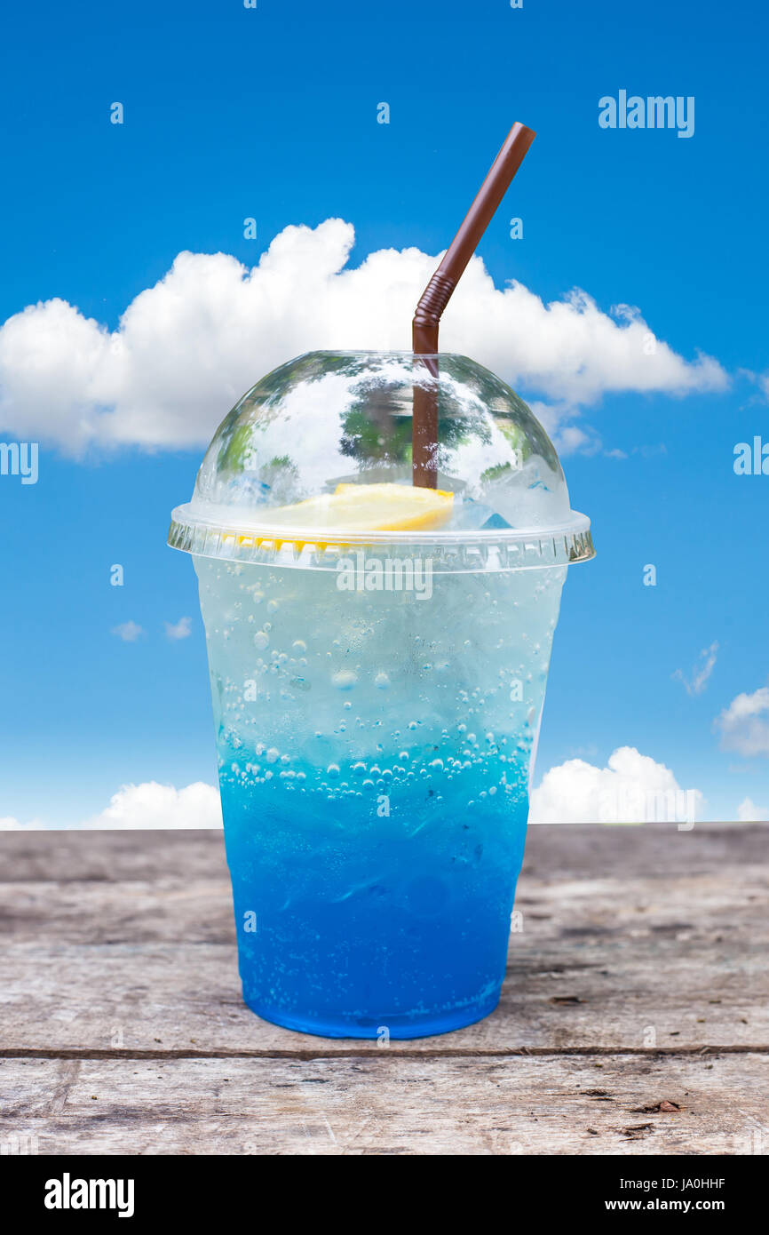 Italian ice blue sky