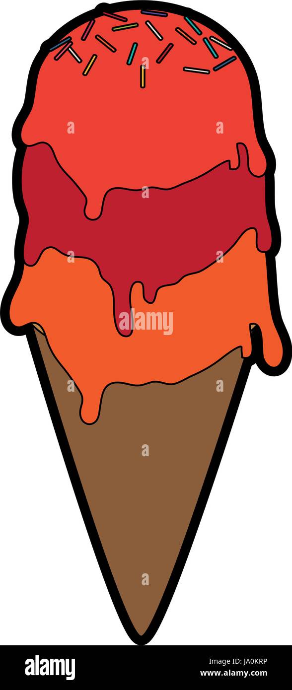 ice cream cone icon image Stock Vector Image & Art - Alamy