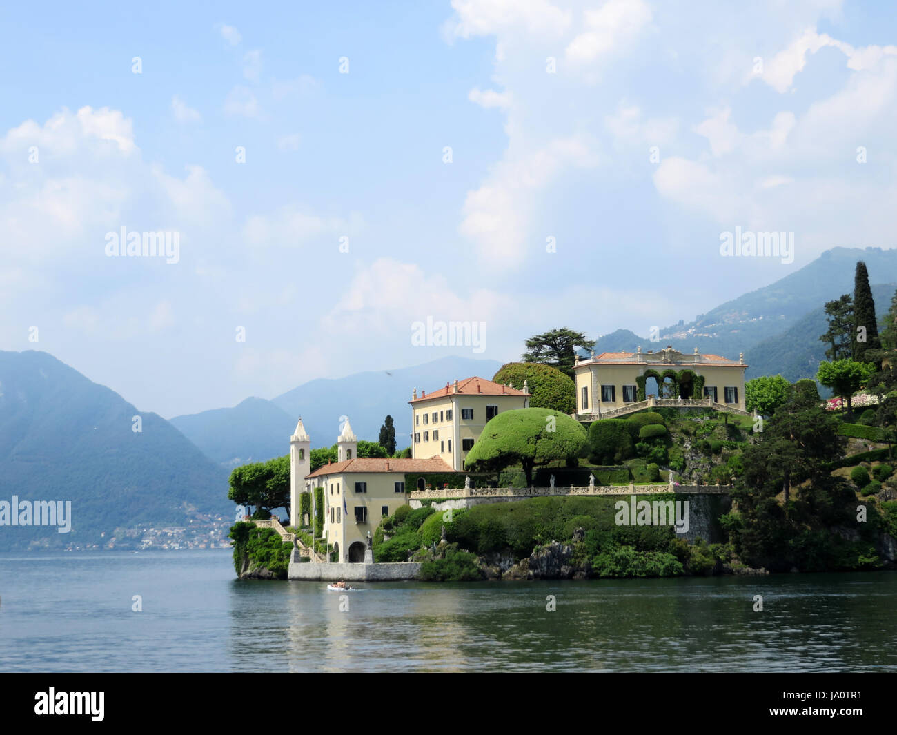 villa del balbianello in lenno Stock Photo