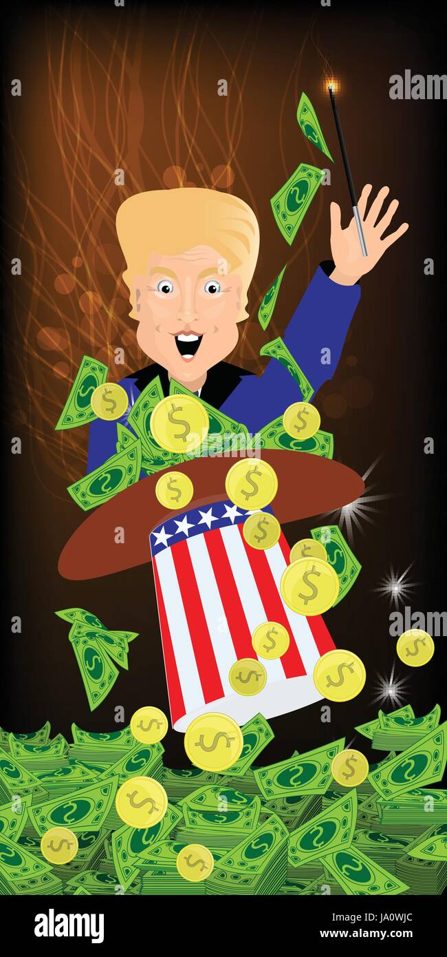 Donald trump gold had hat hi-res stock photography and images - Alamy