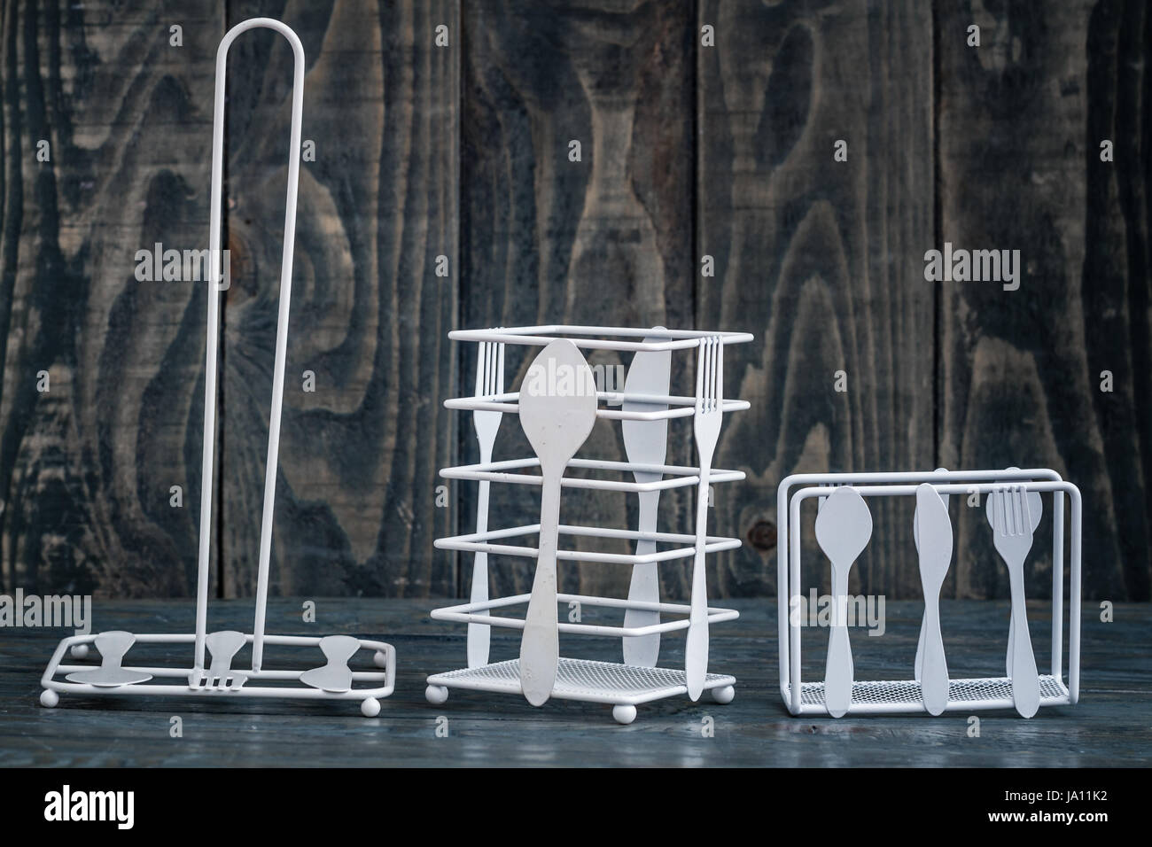 Rolling Paper Towel Standing Holder Stock Photo Alamy