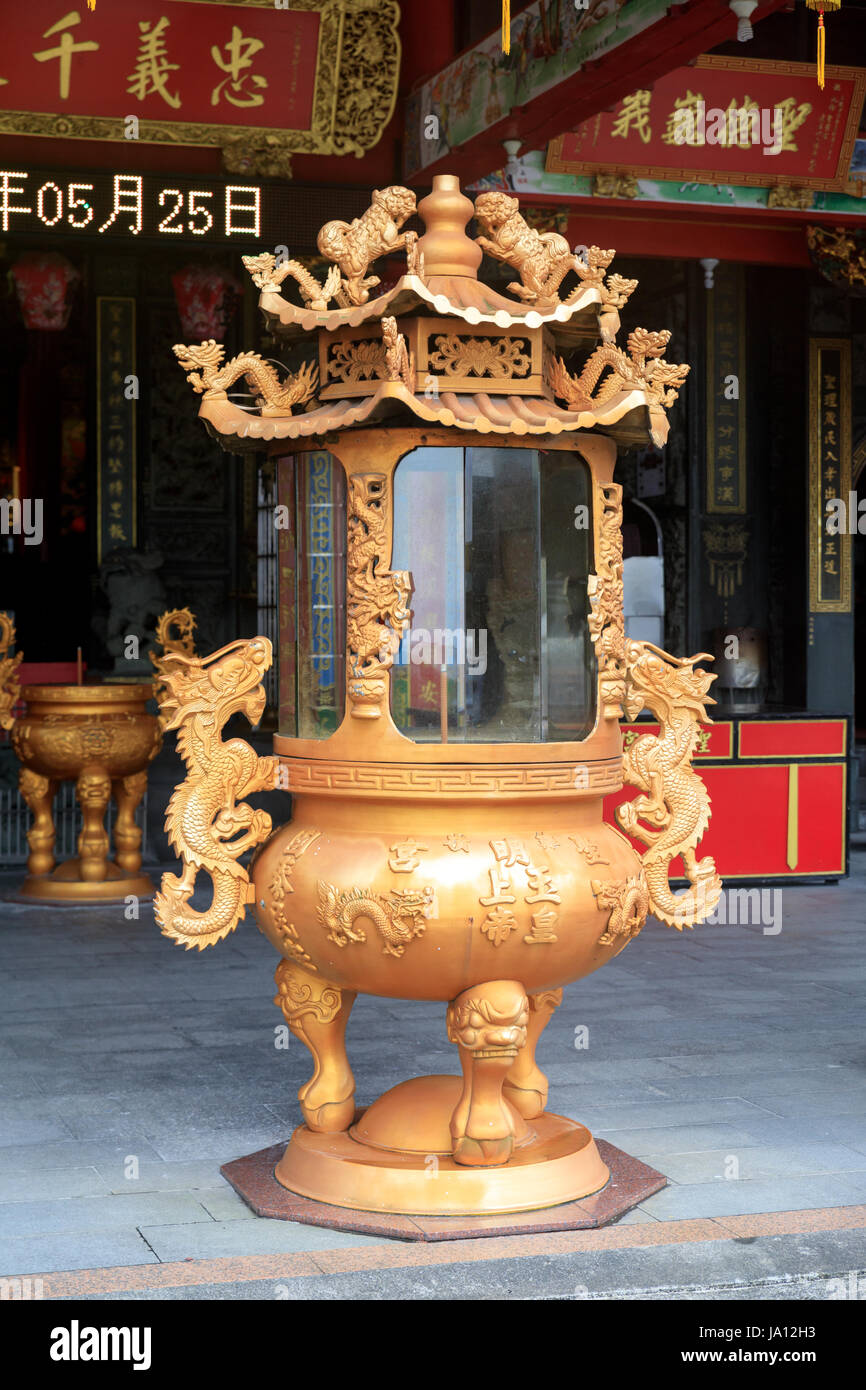May 25, 2017 Xiahai Cheng Huang Temple (Zhao Ling Miao) at Jioufen, Taiwan - Tour destination Stock Photo